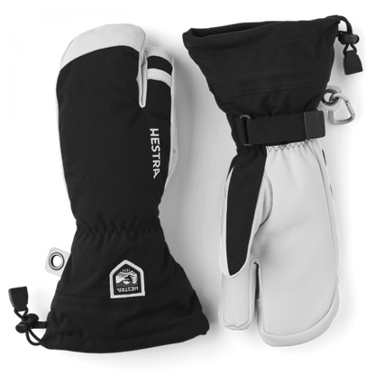 Army Heli Ski Leather 3-Finger Skidhandskar