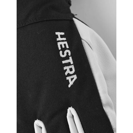 Army Leather Heli Ski 5-finger Skidhandskar